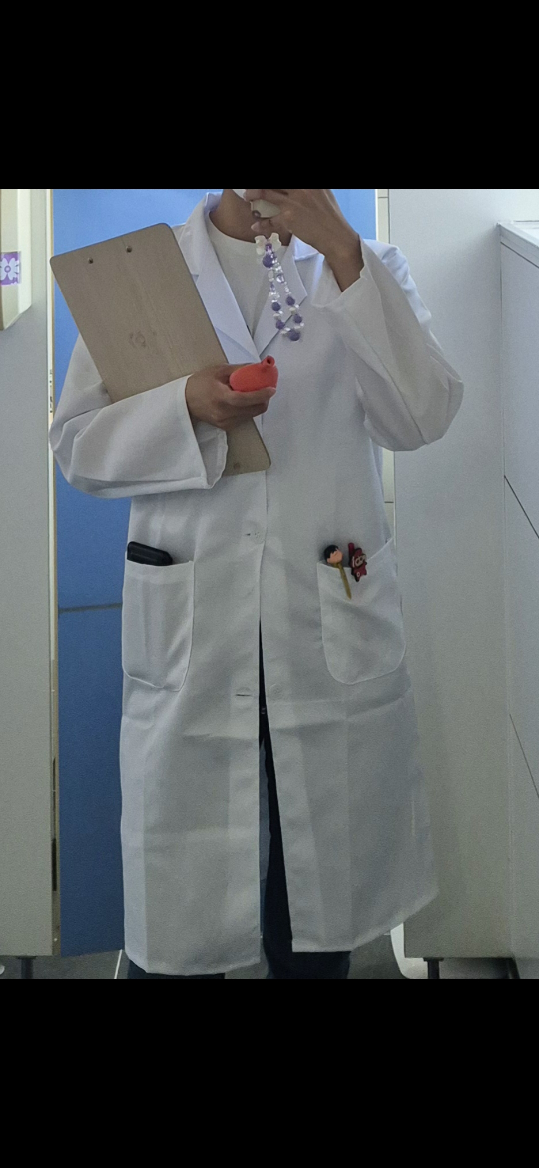 내구성 끝판왕 실험실 가운? 지성문구프라자에서 득템했어요! 😍
