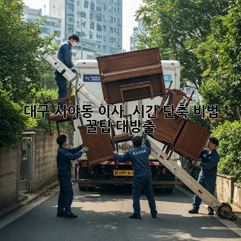 대구 서야동 이사 ⏰ 시간 단축 비법! 꿀팁 대방출 🍯