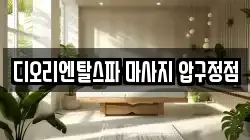 디오리엔탈스파 마사지 압구정점